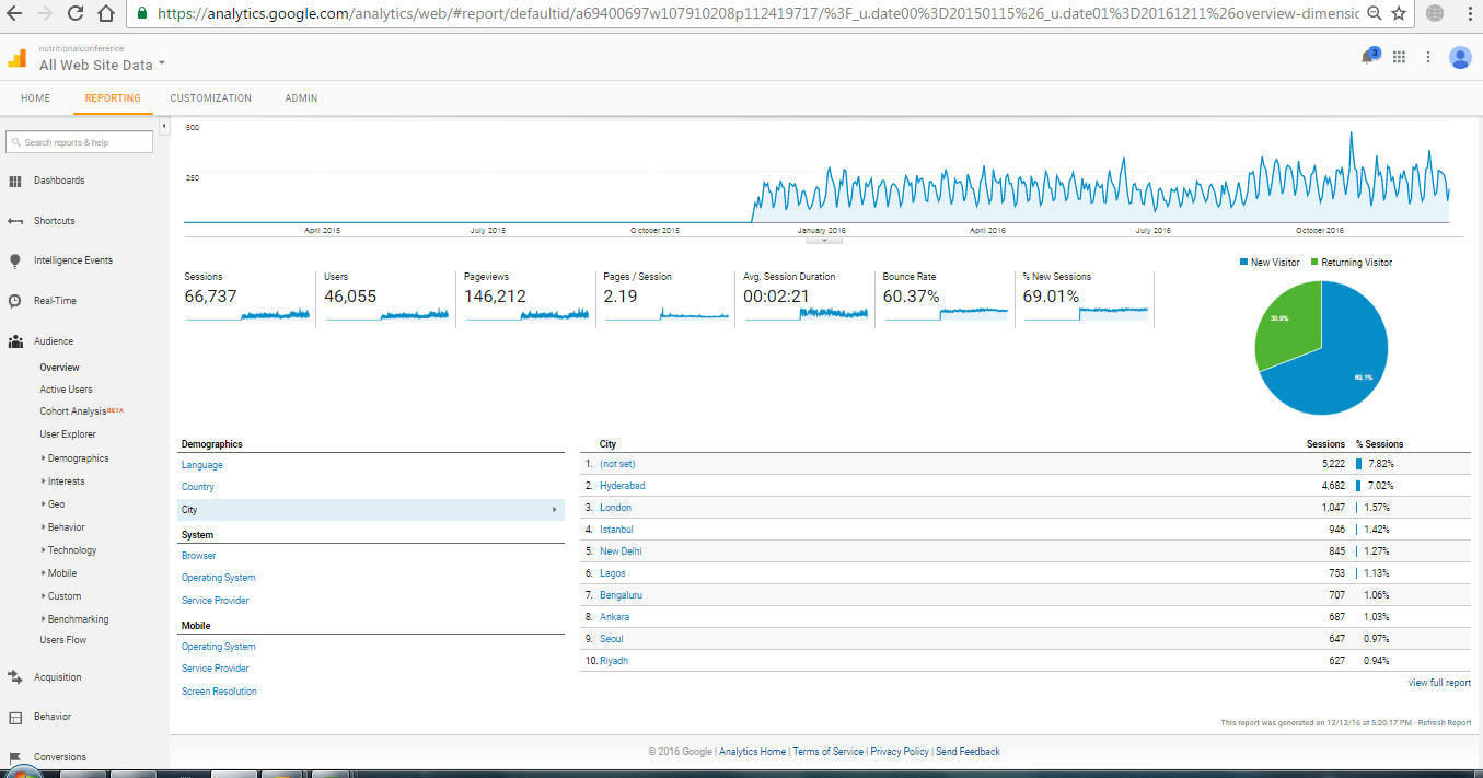 Visitor Analysis Report